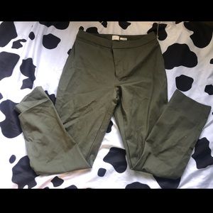 olive green slacks